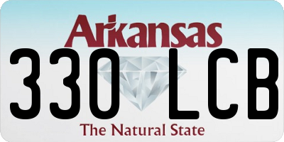 AR license plate 330LCB
