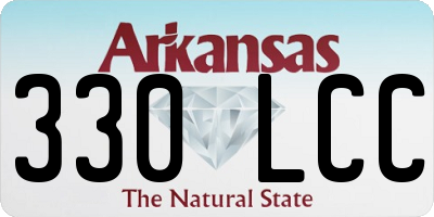 AR license plate 330LCC