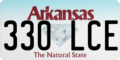 AR license plate 330LCE