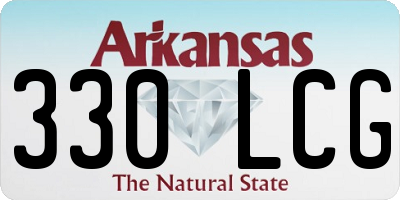 AR license plate 330LCG