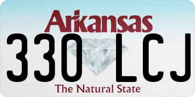 AR license plate 330LCJ