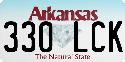 AR license plate 330LCK