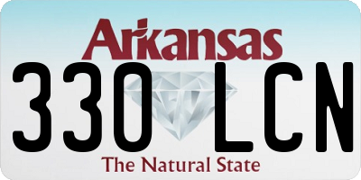AR license plate 330LCN