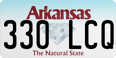 AR license plate 330LCQ
