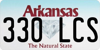 AR license plate 330LCS