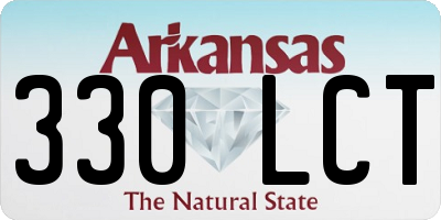 AR license plate 330LCT