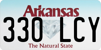 AR license plate 330LCY