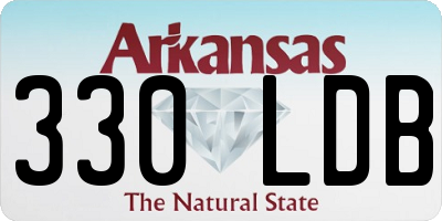 AR license plate 330LDB