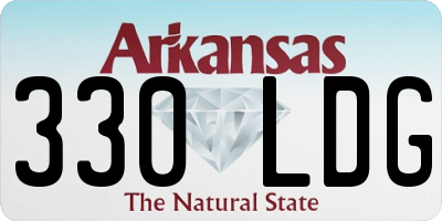 AR license plate 330LDG