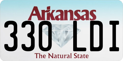 AR license plate 330LDI
