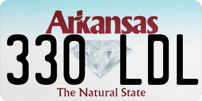 AR license plate 330LDL