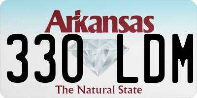 AR license plate 330LDM