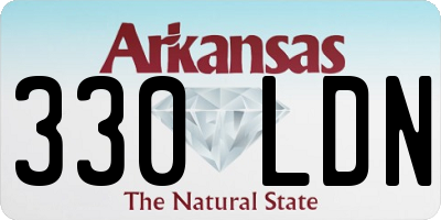 AR license plate 330LDN