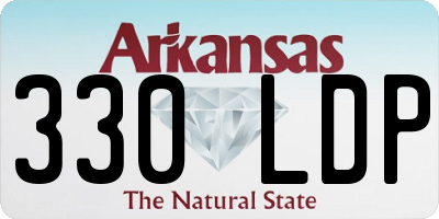AR license plate 330LDP