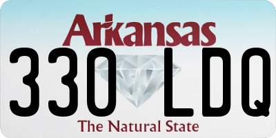 AR license plate 330LDQ