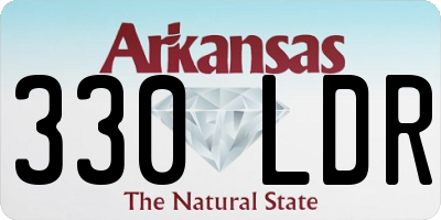 AR license plate 330LDR