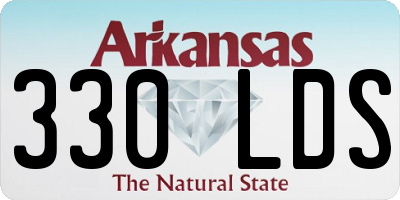 AR license plate 330LDS