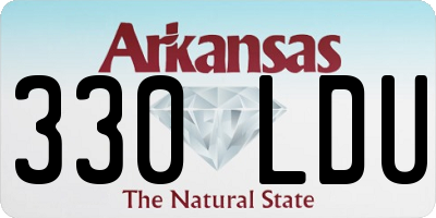 AR license plate 330LDU