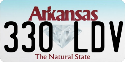 AR license plate 330LDV