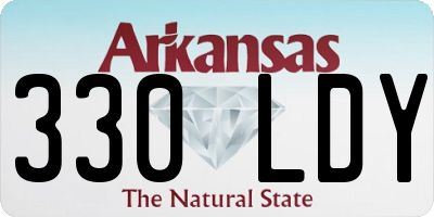 AR license plate 330LDY