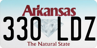 AR license plate 330LDZ