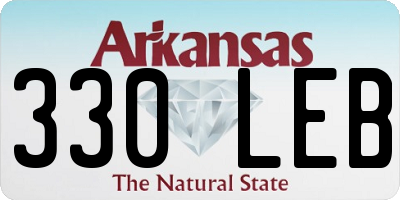 AR license plate 330LEB