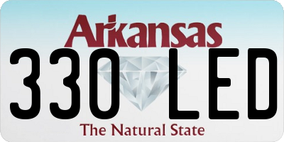 AR license plate 330LED