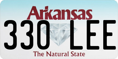AR license plate 330LEE