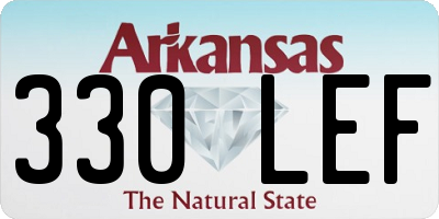 AR license plate 330LEF