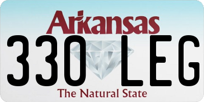 AR license plate 330LEG