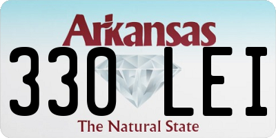 AR license plate 330LEI