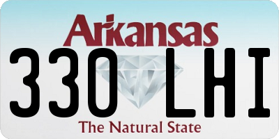AR license plate 330LHI
