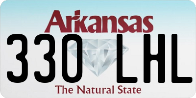AR license plate 330LHL