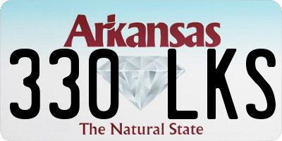AR license plate 330LKS