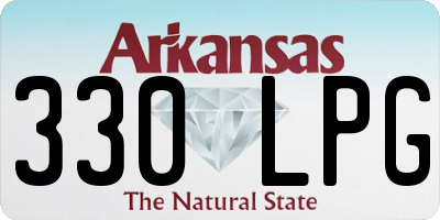 AR license plate 330LPG