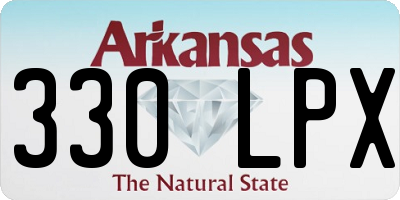 AR license plate 330LPX