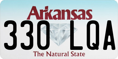 AR license plate 330LQA