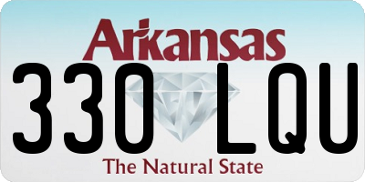 AR license plate 330LQU