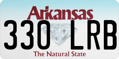 AR license plate 330LRB