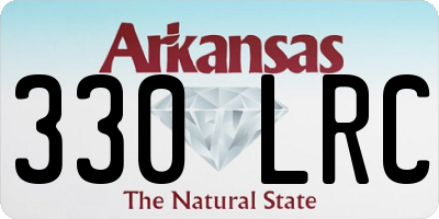 AR license plate 330LRC