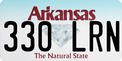 AR license plate 330LRN