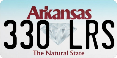 AR license plate 330LRS
