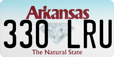 AR license plate 330LRU