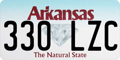 AR license plate 330LZC