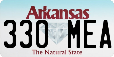 AR license plate 330MEA