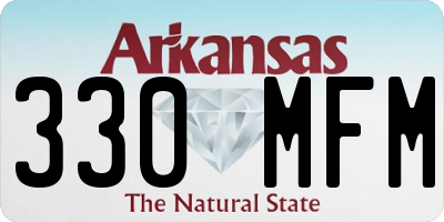 AR license plate 330MFM