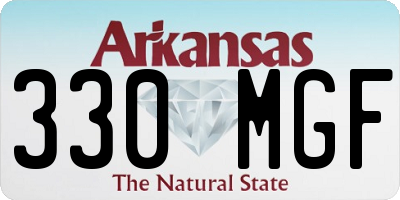 AR license plate 330MGF