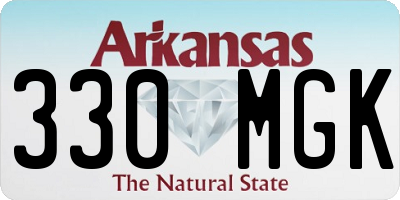 AR license plate 330MGK