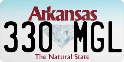 AR license plate 330MGL
