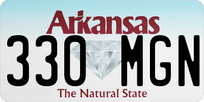 AR license plate 330MGN